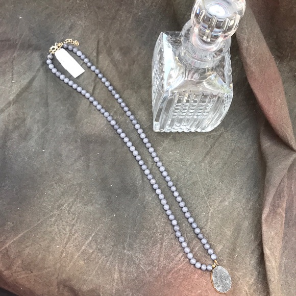 Panacea Grey tassel statement necklace - Picture 6 of 8